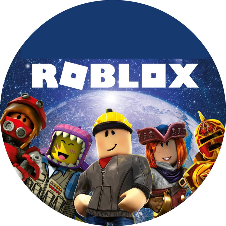 Cialda in ostia per torta ROBLOX personalizzabile, cialde, ostie