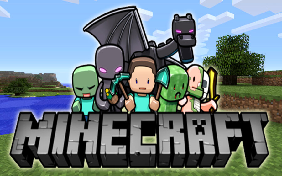 Cialda in ostia per torta con MINECRAFT personalizzata nome e anni