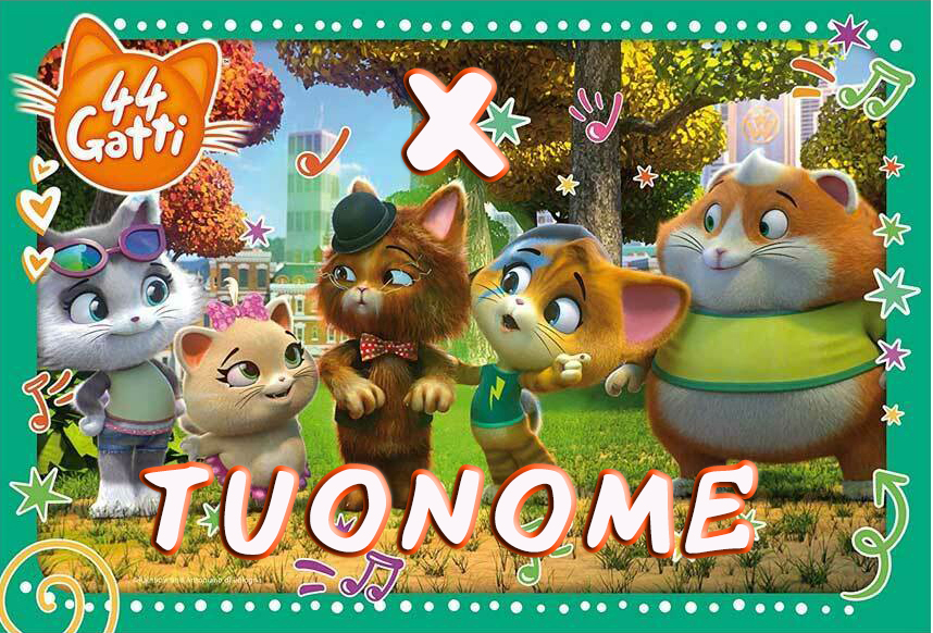 Cialda in ostia per torta 44 GATTI personalizzabile, cialde, ostie