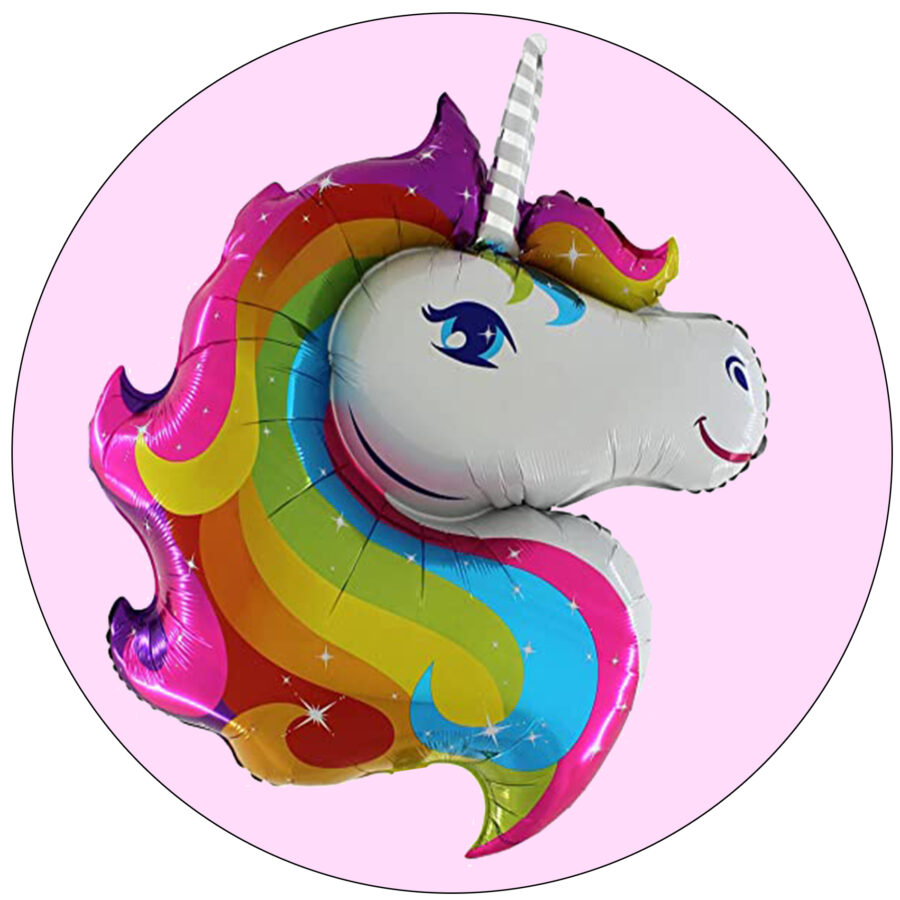Cialda in ostia per torta di UNICORNO ARCOBALENO personalizzabile, cialde, ostie, torte