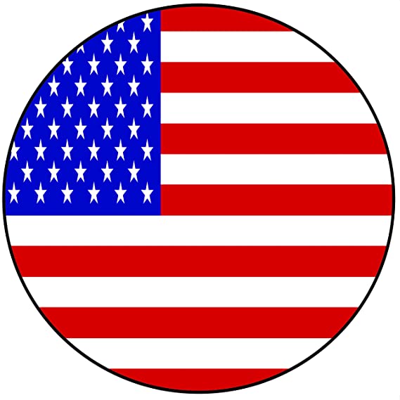 Cialda in ostia per torta di BANDIERA AMERICANA personalizzabile, cialde, ostie, torte