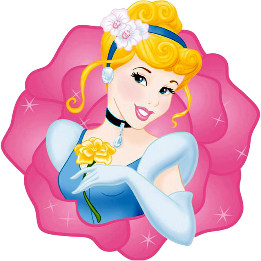 Cialda in ostia per torta PRINCIPESSE DISNEY PRINCESS CENERENTOLA, personalizzata nome, disco, dolce, torte, cialde, ostie