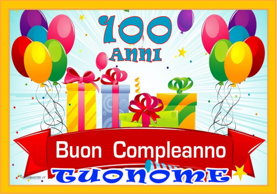 Cialda in ostia per torta rettangolare commestibile senza glutine, BUON COMPLEANNO 100 ANNI, personalizzata con nome, disco, dolce, torte, cialde, fogli, ostie, cake topper, decorazioni, AL