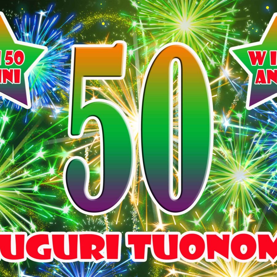 Cialda in ostia per torta rettangolare commestibile senza glutine, BUON COMPLEANNO 50 ANNI, personalizzata con nome, disco, dolce, torte, cialde, fogli, ostie, cake topper, decorazioni, FE