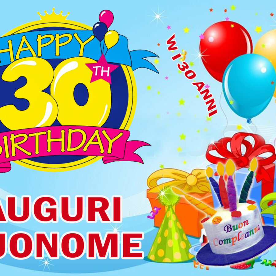 Cialda in ostia per torta rettangolare commestibile senza glutine, BUON COMPLEANNO 30 ANNI, personalizzata con nome, disco, dolce, torte, cialde, fogli, ostie, cake topper, decorazioni, CL
