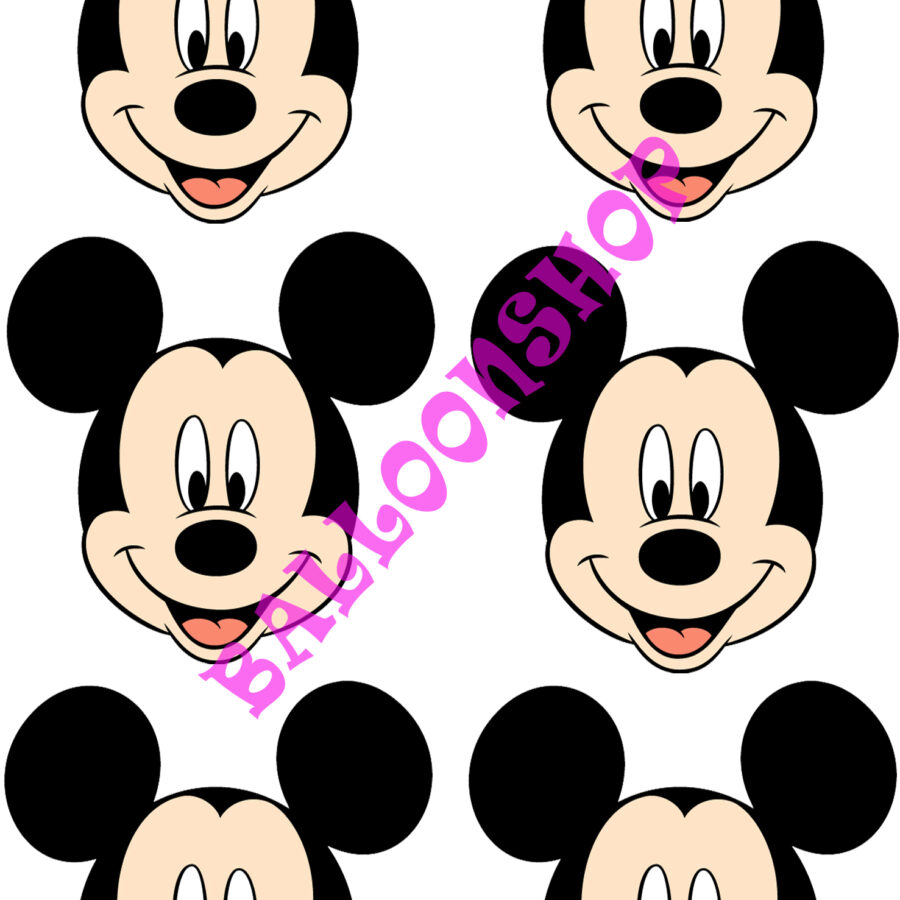 Mini cialde in ostia per cupcakes TOPOLINO MICKEY MOUSE, dischetti, sagome per dolci, cup cake, biscotti