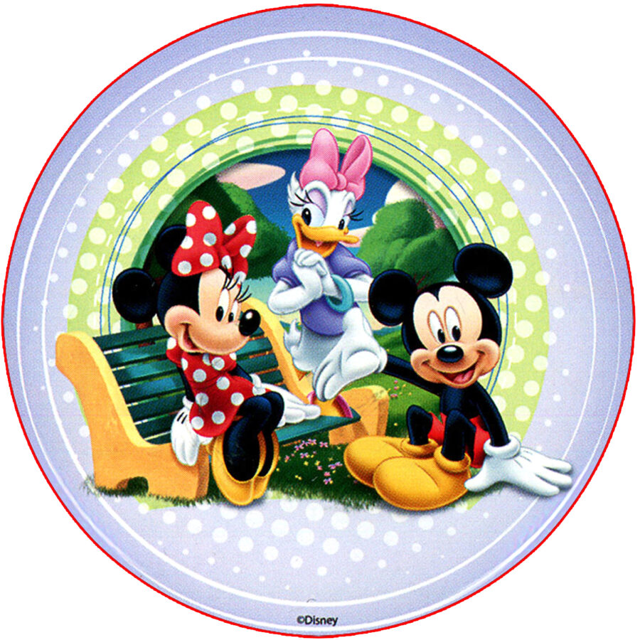Cialda in ostia per torta TOPOLINO mickey mouse, personalizzata nome, disco, dolce, torte, cialde, ostie