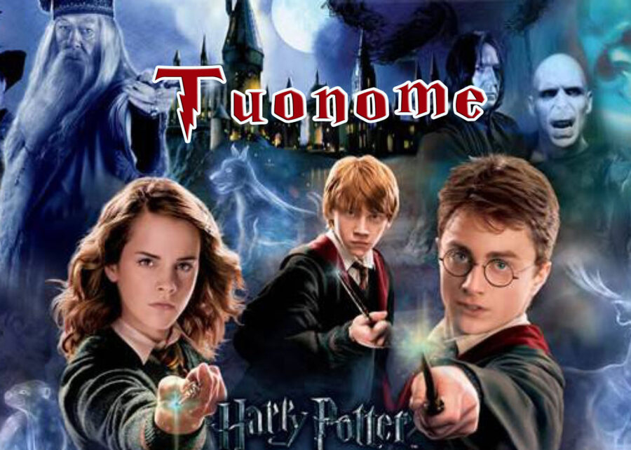 Cialda in ostia per torta con HARRY POTTER personalizzata