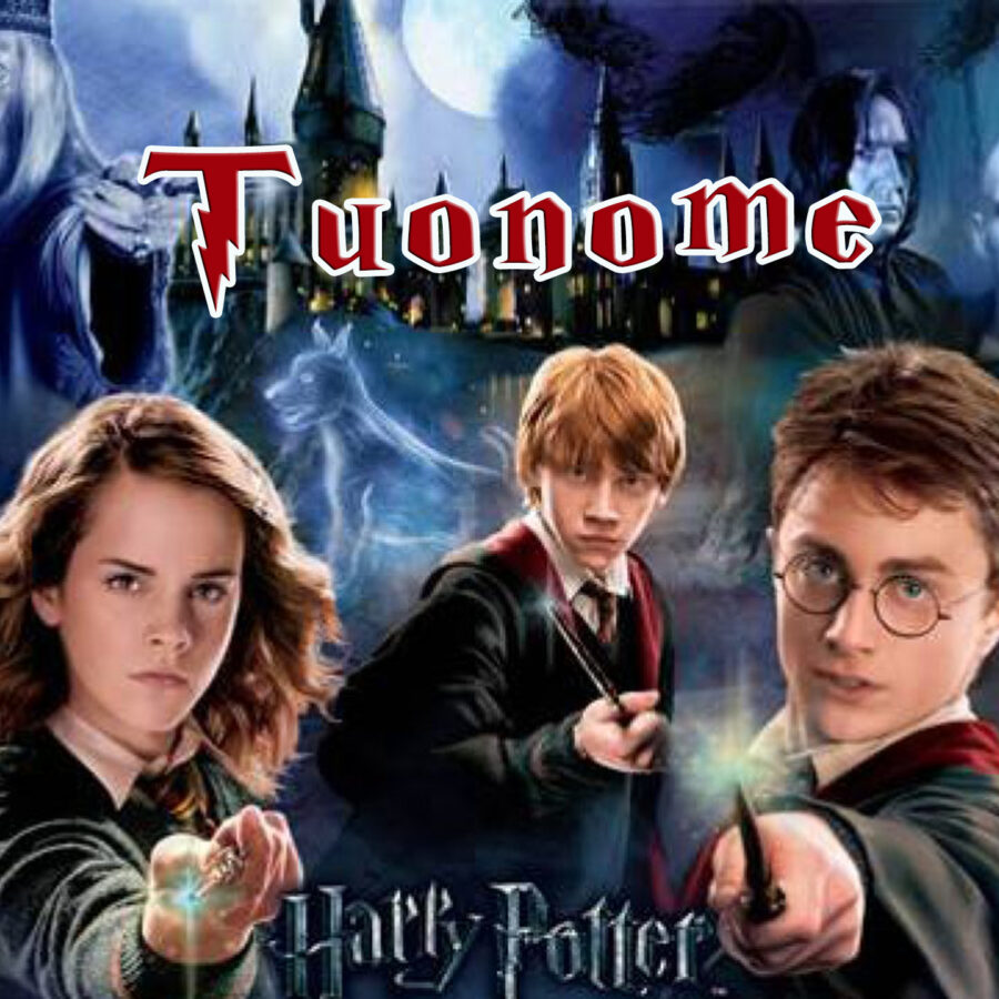 Cialda in ostia per torta con HARRY POTTER personalizzata