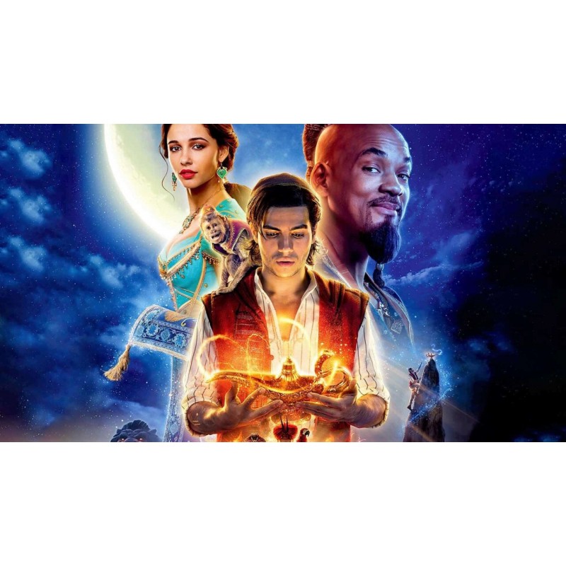 Cialda in ostia per torta con ALADDIN personalizzata