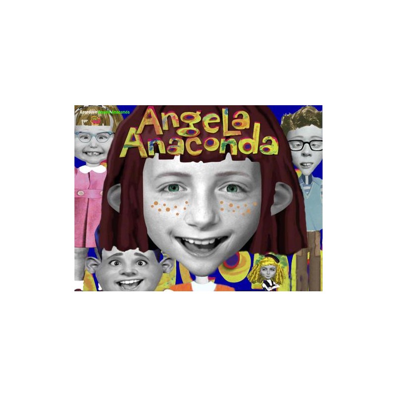 Cialda in ostia per torta con ANGELA ANACONDA BIMBA LENTIGGINI personalizzata