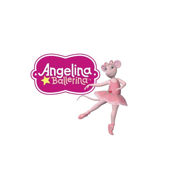 Cialda in ostia per torta con ANGELINA  personalizzata