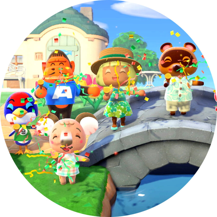 Cialda in ostia per torta Animal Crossing New Horizons, personalizzata con nome, disco, dolce, torte, cialde, ostie, cake topper, decorazioni