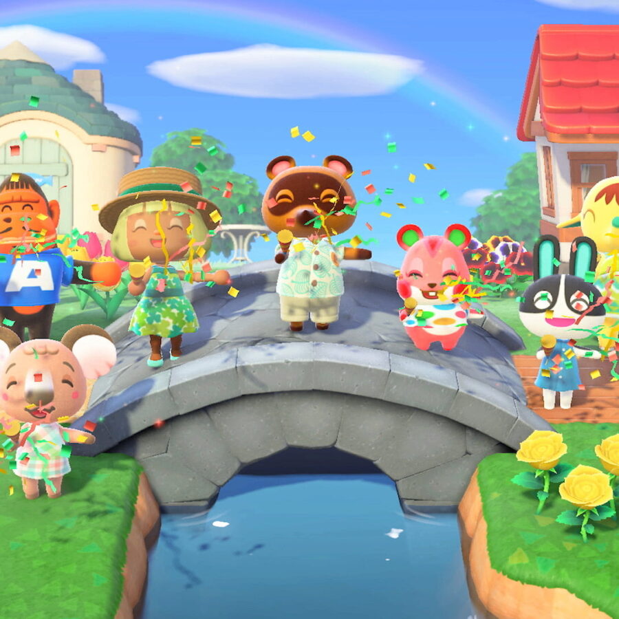 Cialda in ostia per torta Animal Crossing New Horizons, personalizzata con nome, disco, dolce, torte, cialde, ostie, cake topper, decorazioni