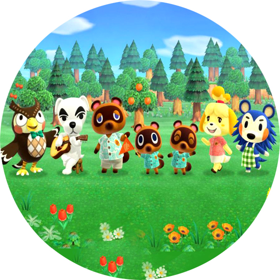 Cialda in ostia per torta Animal Crossing New Horizons, personalizzata con nome, disco, dolce, torte, cialde, ostie, cake topper, decorazioni