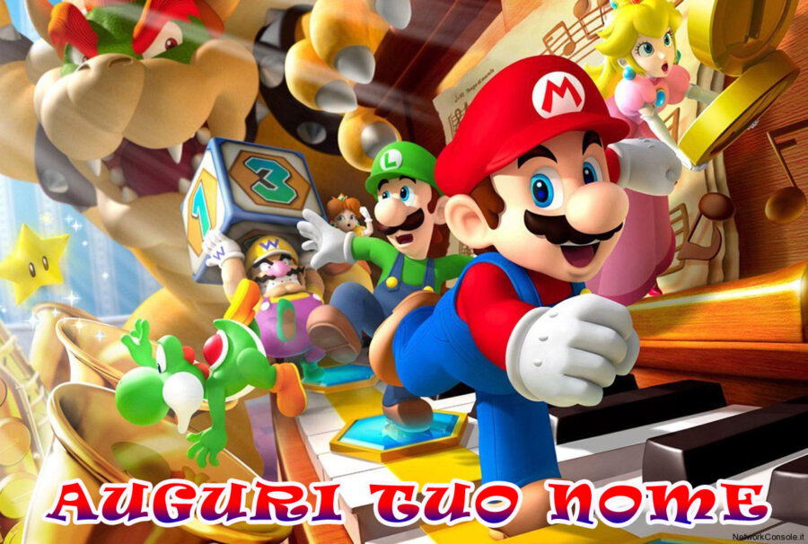 Cialda in ostia per torta SUPER MARIO BROS personalizzabile, cialde, ostie