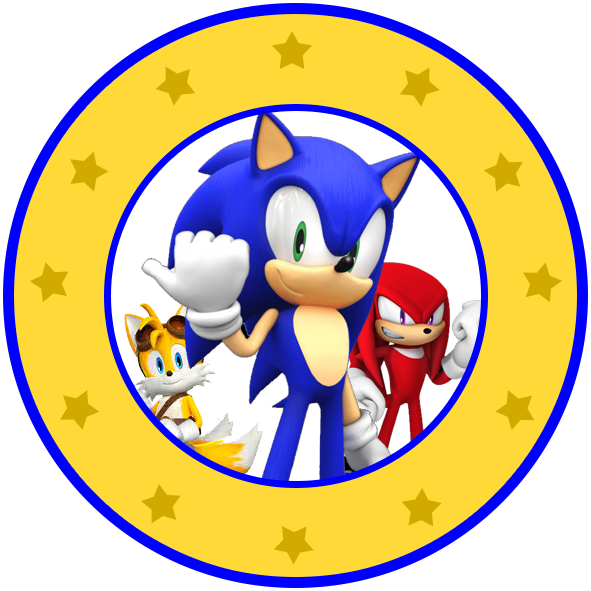 Cialda in ostia per torta SONIC, personalizzata nome, disco, dolce, torte, cialde, ostie