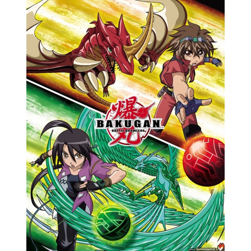 Cialda in ostia per torta con BAKUGAN personalizzata
