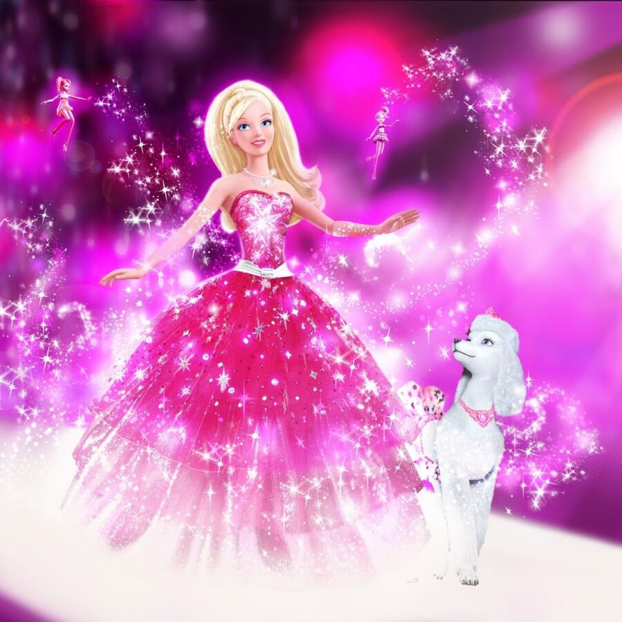 Cialda in ostia per torta rettangolare BARBIE, personalizzata con nome, disco, dolce, torte, cialde, ostie, cake topper, decorazioni