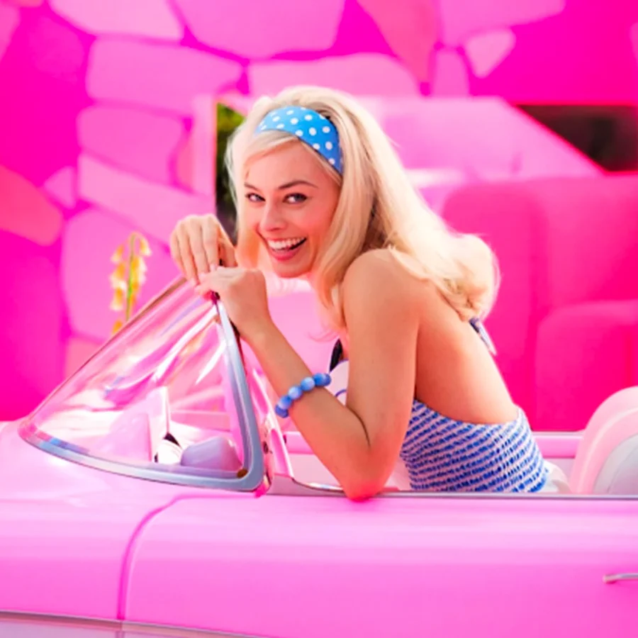 Cialda in ostia per torta BARBIE FILM Margot Robbie, personalizzata con nome, disco, dolce, torte, cialde, ostie, cake topper, decorazioni