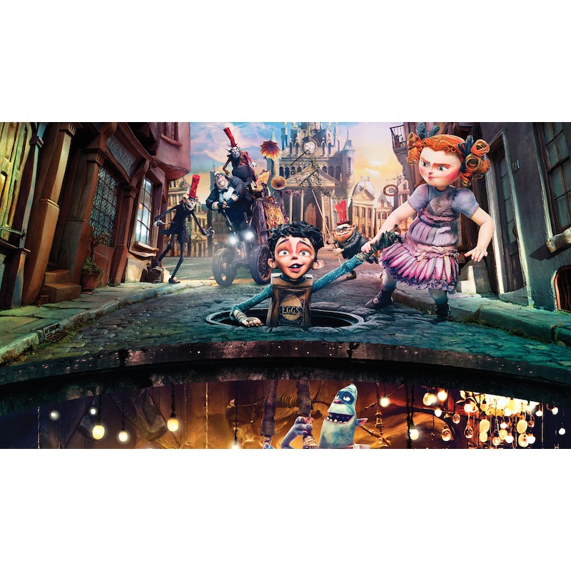 Cialda in ostia per torta con BOX TROLLS SCATOLE MAGICHE CARTONE personalizzata