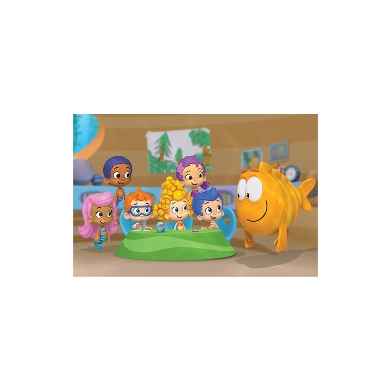 Cialda in ostia per torta con BUBBLES GUPPIES personalizzata