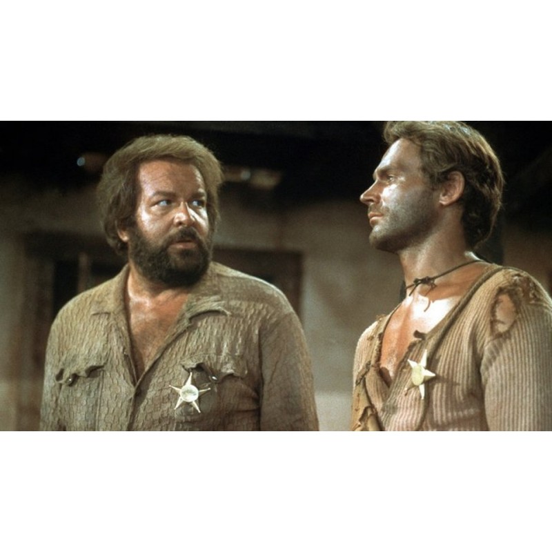 Cialda in ostia per torta con BUD SPENCER TERENCE HILL  personalizzata