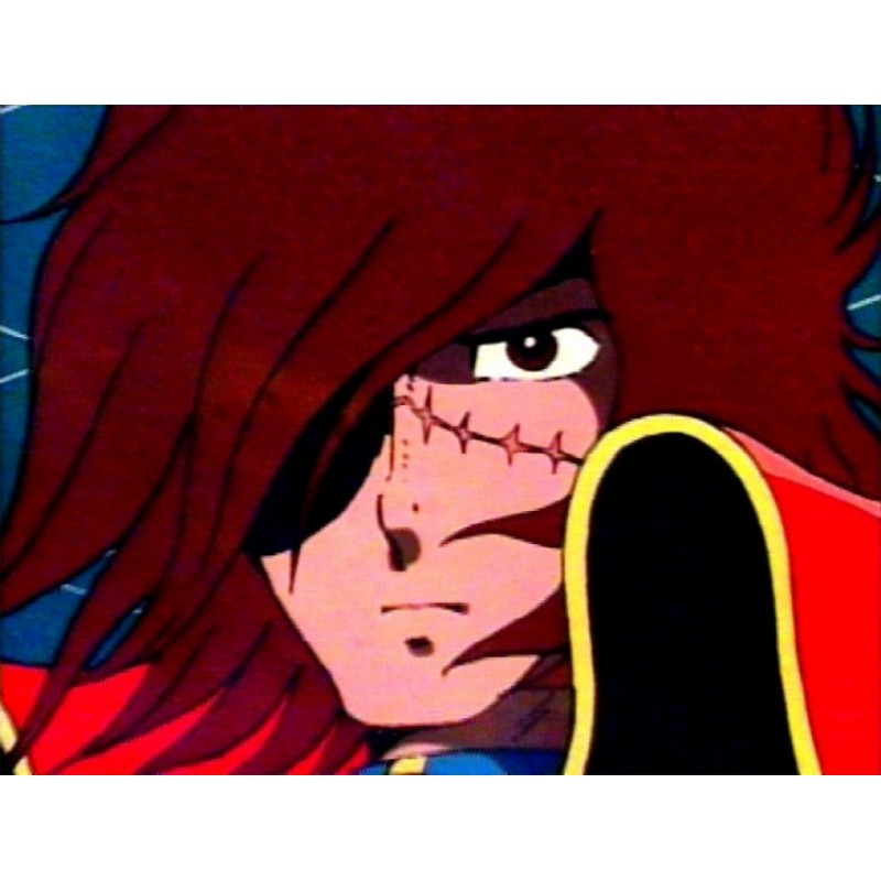 Cialda in ostia per torta con CAPITAN HARLOCK personalizzata