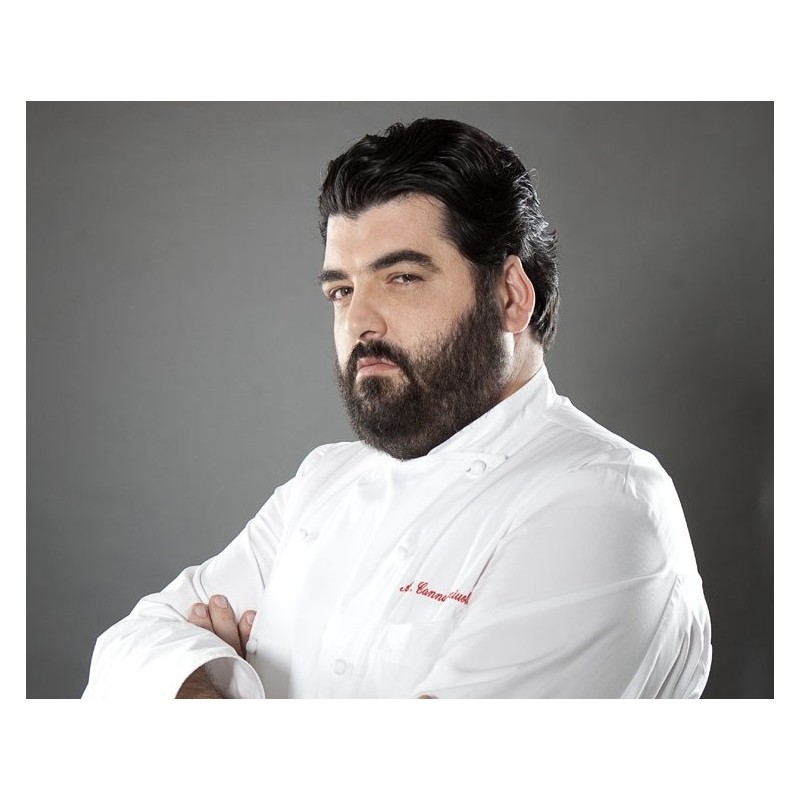 Cialda in ostia per torta con CHEF ANTONINO CANAVACCIUOLO personalizzata