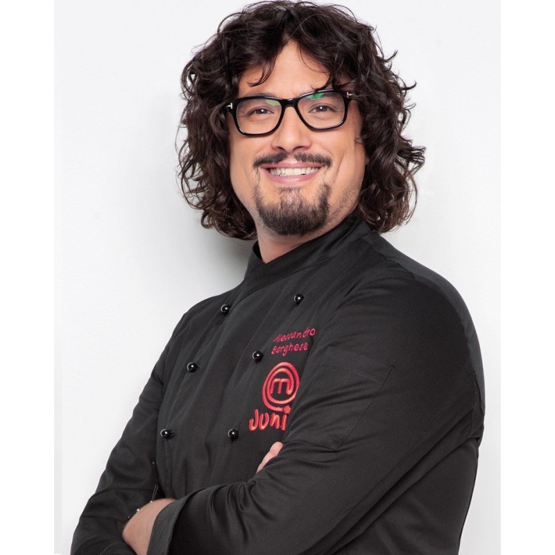 Cialda in ostia per torta con CHEFALESSANDRO BORGHESE personalizzata