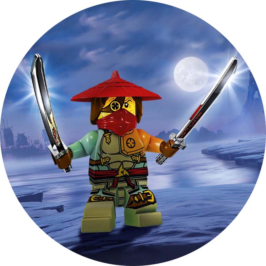 Cialda in ostia per torta tonda commestibile senza glutine, LEGO NINJAGO, personalizzata con nome, disco, dolce, torte, cialde, fogli, ostie, cake topper, decorazioni, BN