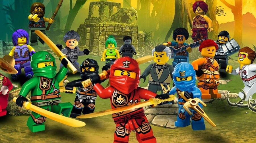 Cialda in ostia per torta rettangolare commestibile senza glutine, LEGO NINJAGO, personalizzata con nome, disco, dolce, torte, cialde, fogli, ostie, cake topper, decorazioni, DV