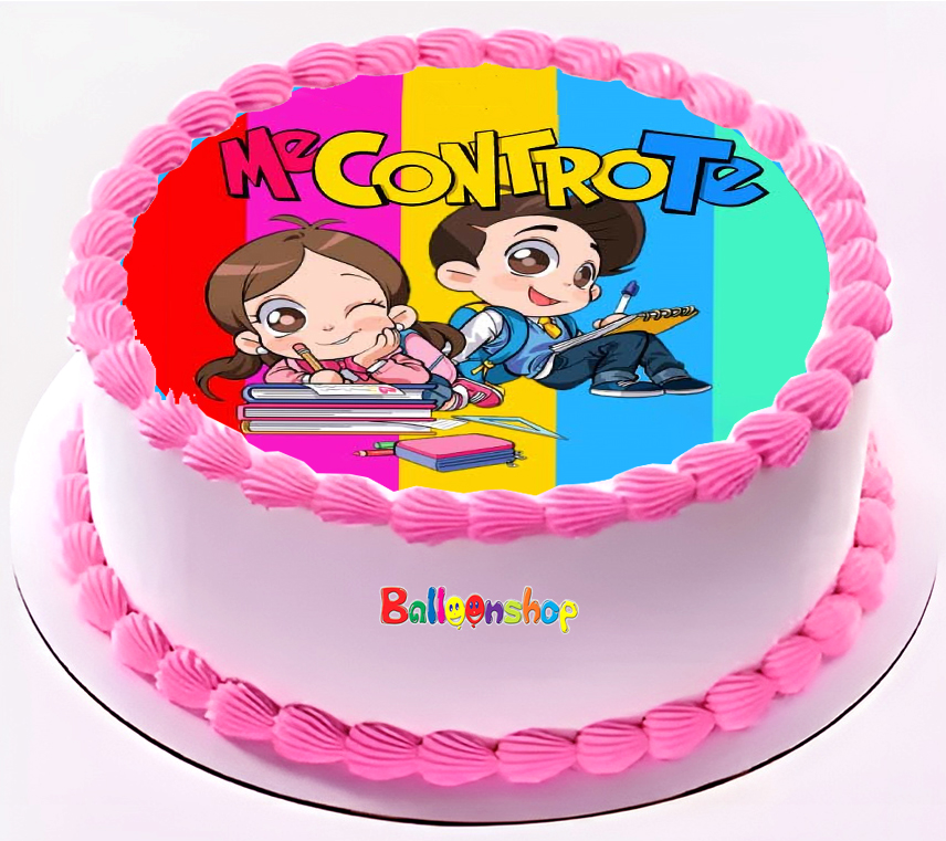 Cialda in ostia commestibile per torta tonda ME CONTRO TE, LUI E SOFI, personalizzata con nome, disco, dolce, torte, cialde, foglio, ostie, cake topper, decorazioni, DR