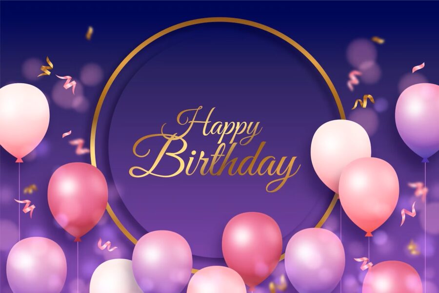 Cialda ostia per torta rettangolare commestibile senza glutine COMPLEANNO DONNA ADULTI PALLONCINI, personalizzata con nome, disco, dolce, torte, cialde, ostie, cake topper, BF