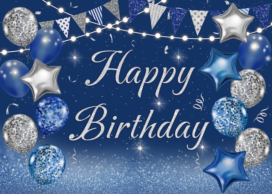 Cialda ostia per torta rettangolare commestibile senza glutine COMPLEANNO UOMO ADULTI PALLONCINI, personalizzata con nome, disco, dolce, torte, cialde, ostie, cake topper, CL