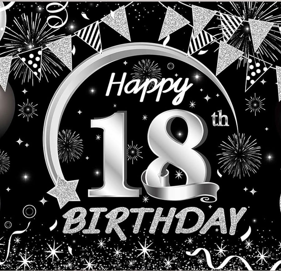 Cialda in ostia per torta rettangolare commestibile senza glutine, COMPLEANNO 18 ANNI, UOMO, personalizzata con nome, disco, dolce, torte, cialde, fogli, ostie, cake topper, decorazioni, CT