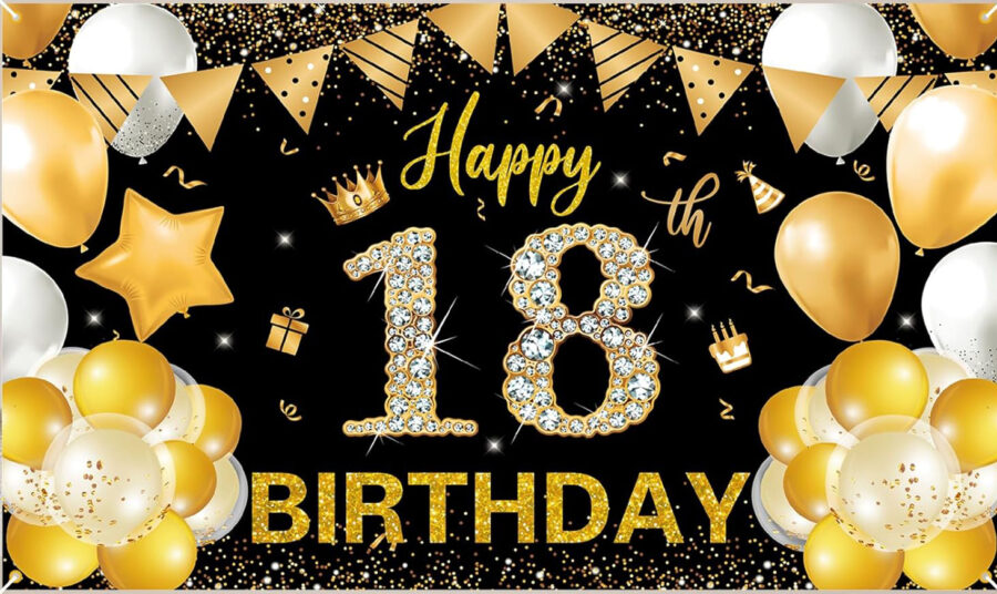 Cialda in ostia per torta rettangolare commestibile senza glutine, COMPLEANNO 18 ANNI, DONNA, personalizzata con nome, disco, dolce, torte, cialde, fogli, ostie, cake topper, decorazioni, CV