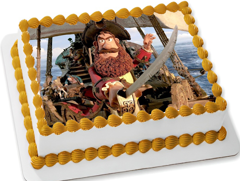 Cialda ostia per torta senza glutine rettangolare, PIRATI BRIGANTI DA STRAPAZZO, personalizzata con nome, cialda, disco, dolce, torte, cialde, fogli, ostie, cake topper, decorazioni, AB