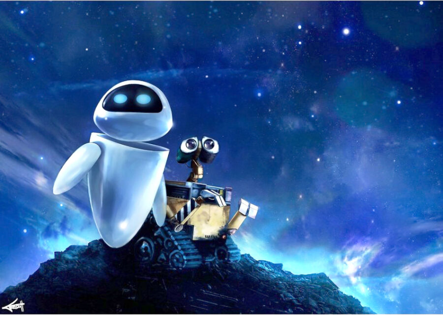Cialda ostia per torta senza glutine rettangolare, WALL E, personalizzata con nome, cialda, disco, dolce, torte, cialde, fogli, ostie, cake topper, decorazioni, AB - immagine 2