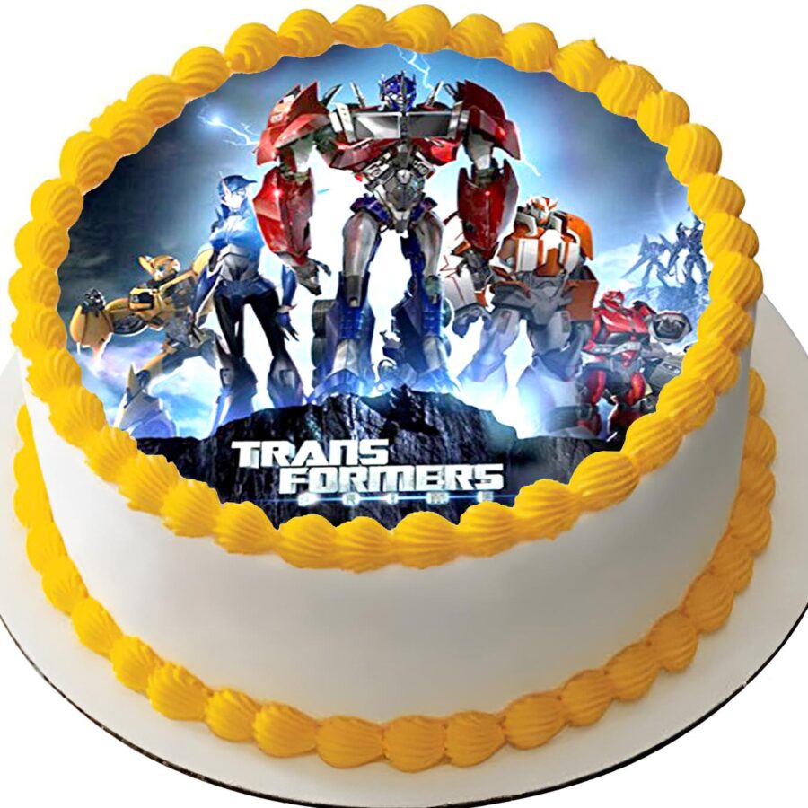 Cialda ostia per torta senza glutine tonda, TRANSFORMERS, personalizzata con nome, cialda, disco, dolce, torte, cialde, fogli, ostie, cake topper, decorazioni, AL