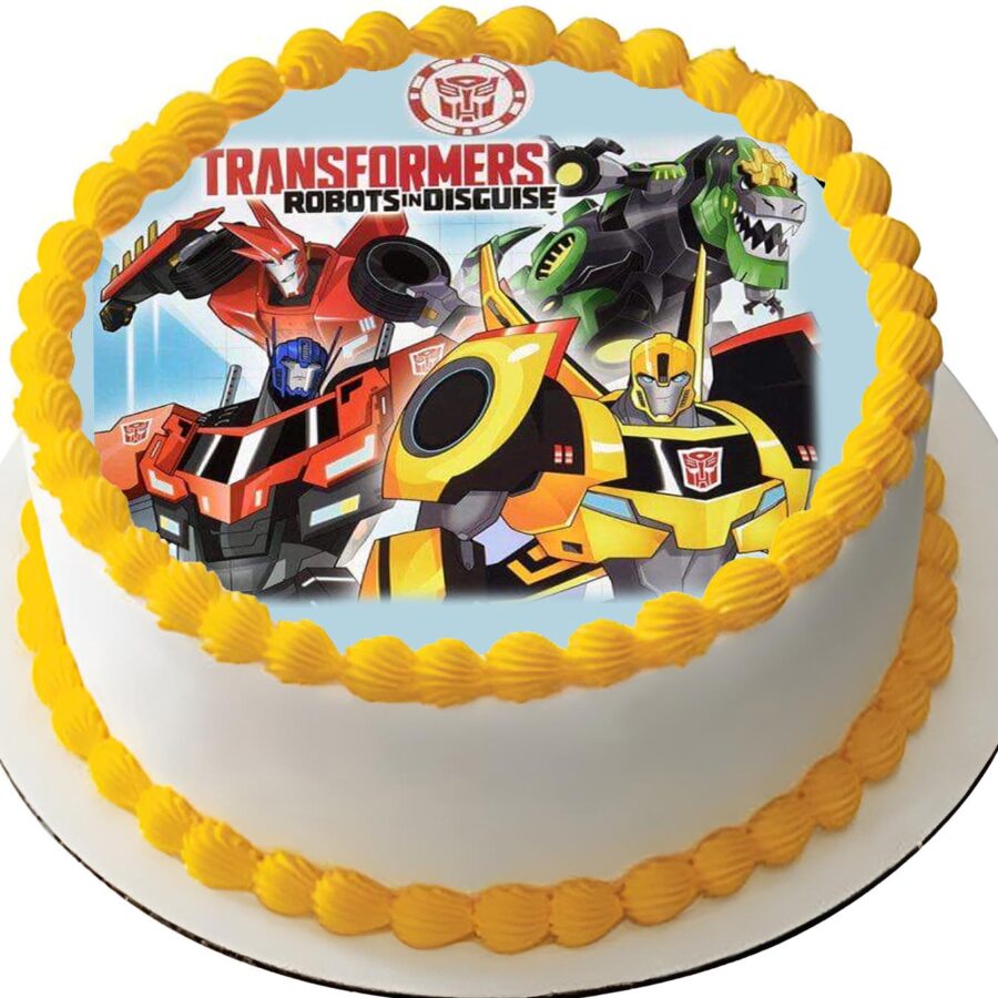 Cialda ostia per torta senza glutine tonda, TRANSFORMERS, personalizzata con nome, cialda, disco, dolce, torte, cialde, fogli, ostie, cake topper, decorazioni, AM