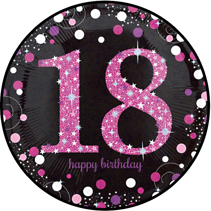 Cialda in ostia per torta tonda commestibile senza glutine, 18 ANNI, COMPLEANNO, personalizzata con nome, disco, dolce, torte, cialde, fogli, ostie, cake topper, decorazioni, AE