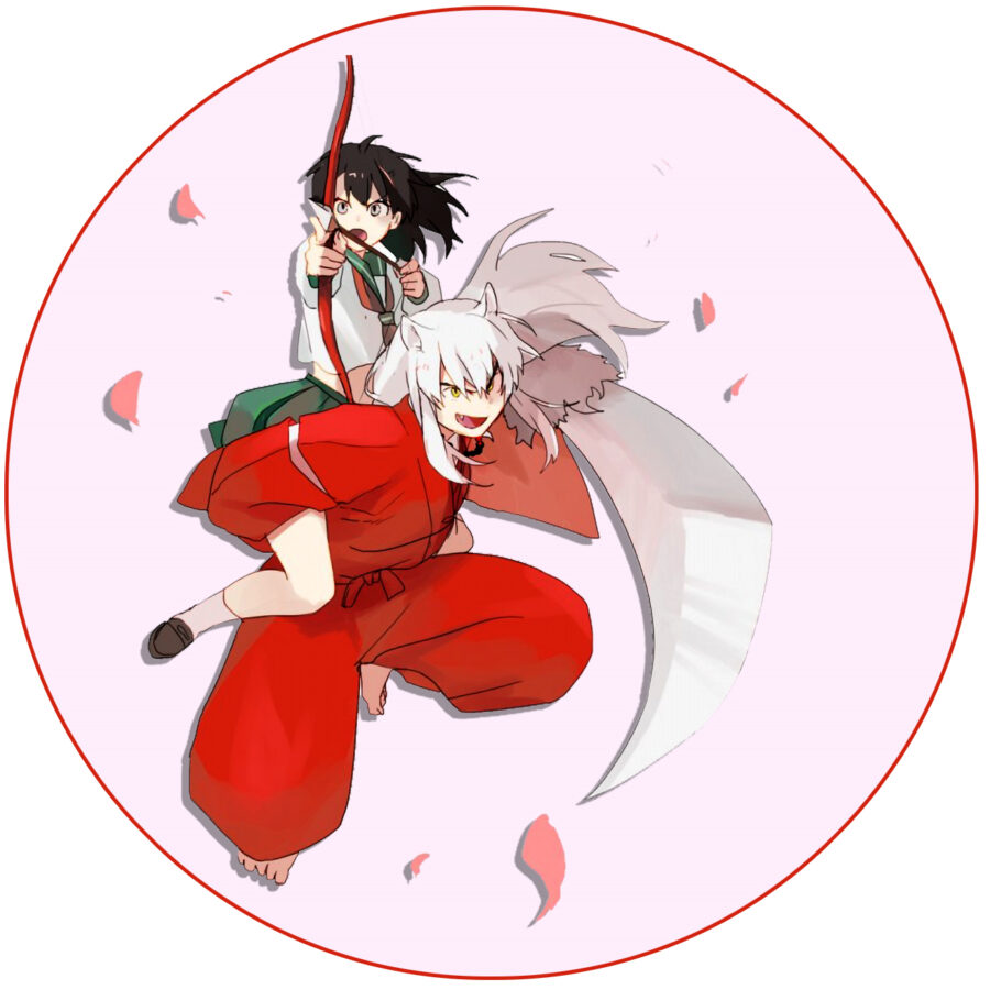 Cialda in ostia commestibile per torta tonda INUYASHA SESSHOMARU, personalizzata con nome, disco, dolce, torte, cialde, ostie, cake topper, decorazioni, AC