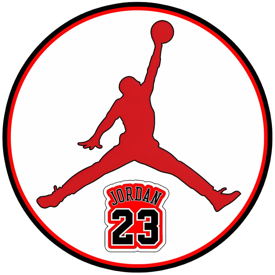 Cialda ostia per torta senza glutine tonda, MICHAEL JORDAN, personalizzata con nome, disco, dolce, torte, cialde, ostie, cake topper, AA - immagine 2