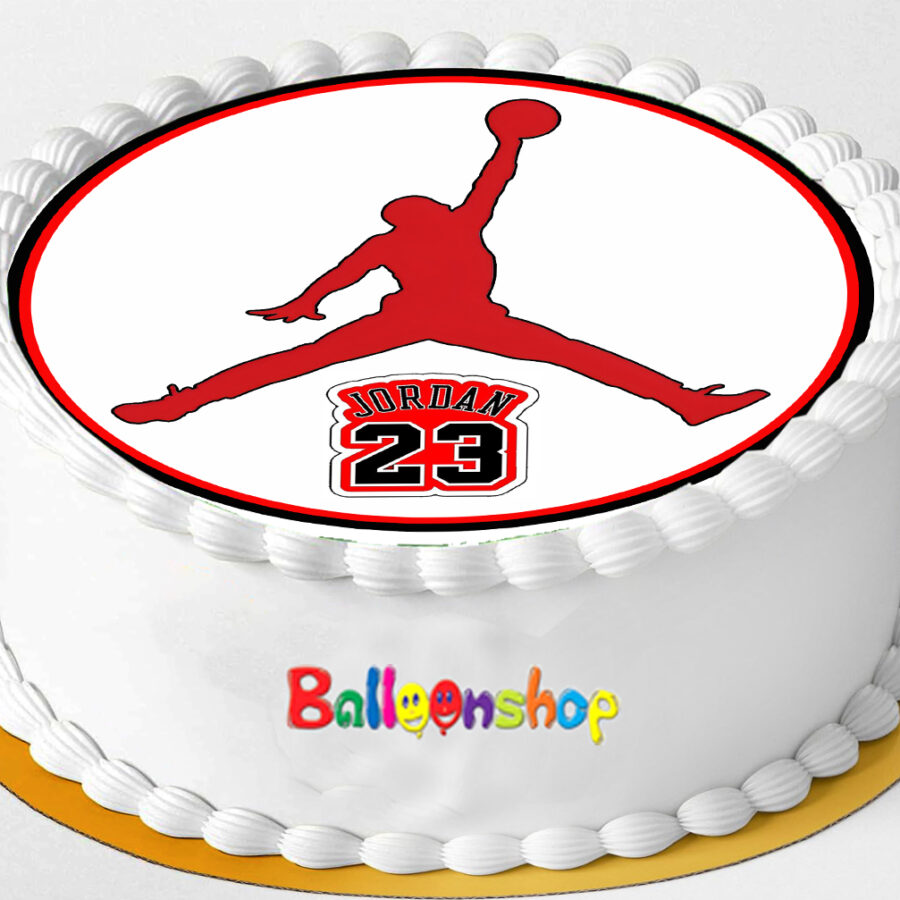 Cialda ostia per torta senza glutine tonda, MICHAEL JORDAN, personalizzata con nome, disco, dolce, torte, cialde, ostie, cake topper, AA