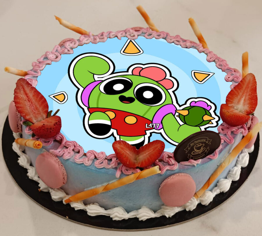 Cialda ostia senza glutine per torta tonda, SPIKE, BRAWL STARS, personalizzata con nome, disco, dolce, torte, cialde, fogli, ostie, cake topper, decorazioni, BU