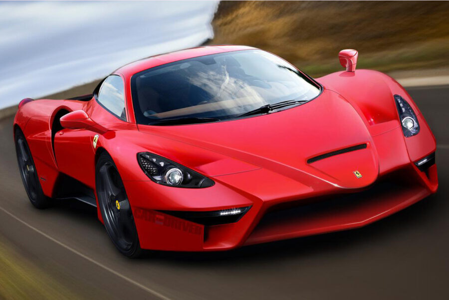 Cialda in ostia commestibile per torta rettangolare AUTO FERRARI, personalizzata con nome, disco, dolce, torte, cialde, foglio, ostie, cake topper, decorazioni, AH