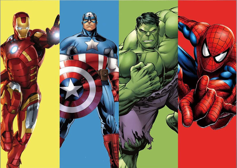 Cialda in ostia per torta rettangolare commestibile senza glutine, THE AVENGERS SUPEREROI, personalizzata con nome, disco, dolce, torte, cialde, fogli, ostie, cake topper, decorazioni, DZ