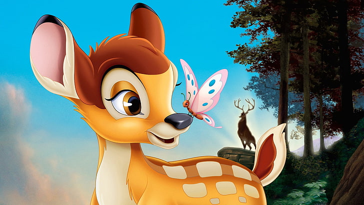 Cialda in ostia commestibile per torta rettangolare BAMBI DISNEY, CERBIATTO, personalizzata con nome, disco, dolce, torte, cialde, foglio, ostie, cake topper, decorazioni, AT