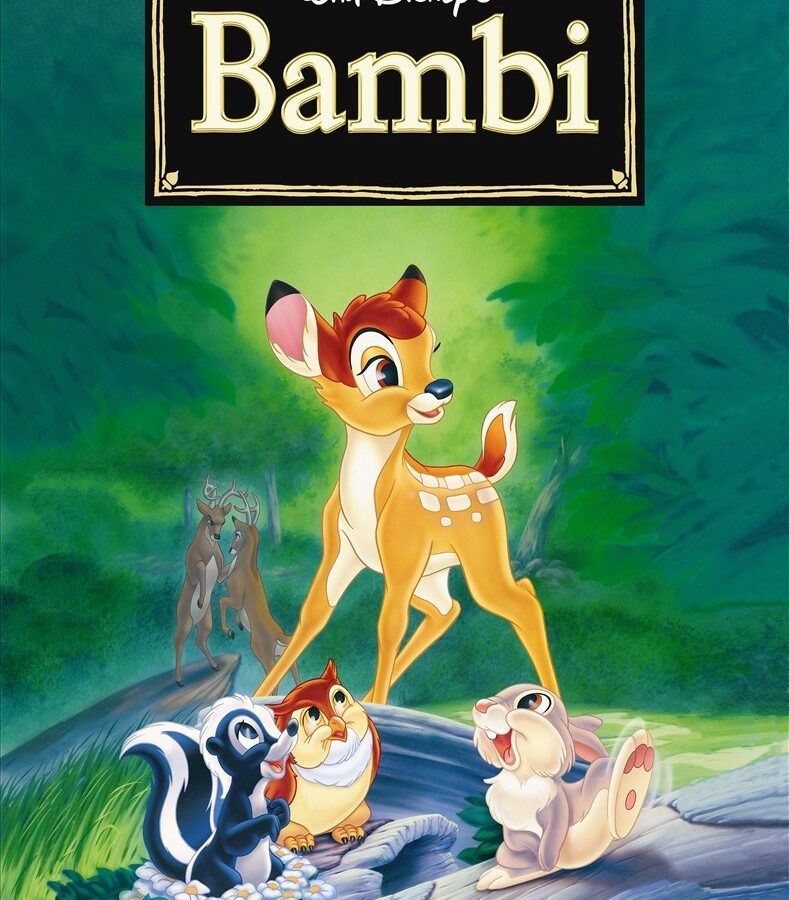 Cialda in ostia commestibile per torta rettangolare BAMBI DISNEY, CERBIATTO, personalizzata con nome, disco, dolce, torte, cialde, foglio, ostie, cake topper, decorazioni, BE
